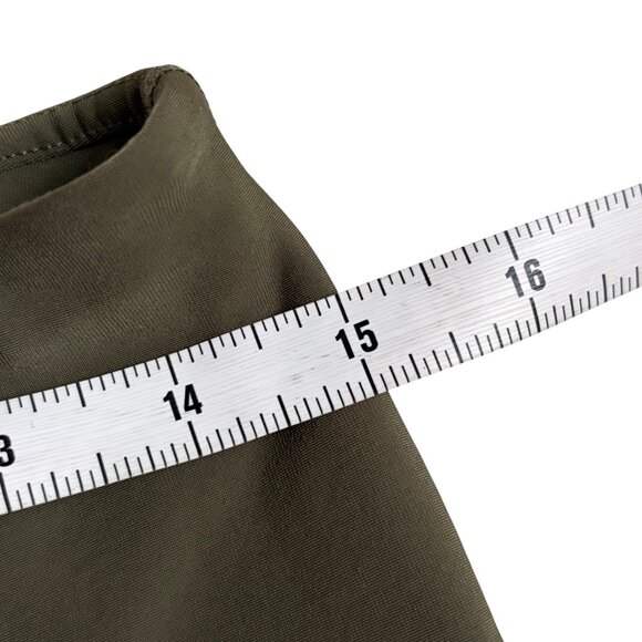 HYLETE Terras Fleece-Lined Tight 27" (Leggings) (Olive Green) - Size Large - Picture 9 of 9